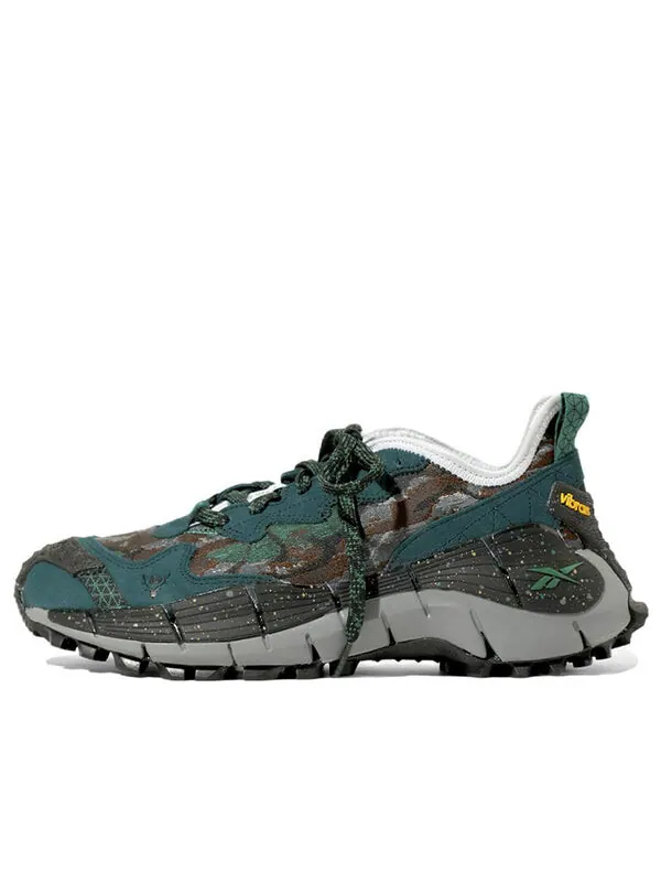 Кроссовки south2 west8 x zig kinetica 2 edge 'tenkara-tsuri' Reebok — изображение 1 из 4, зеленый/коричневый