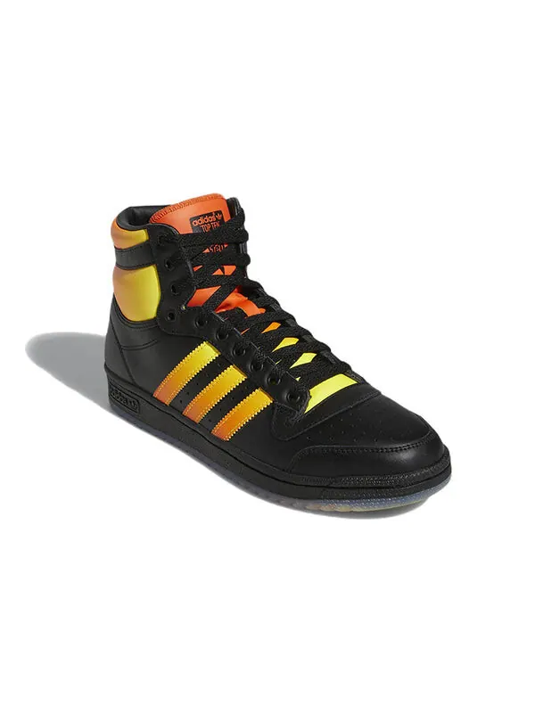Кроссовки топ десятка высокие Adidas — изображение 3 из 4, черный/желтый/оранжевый