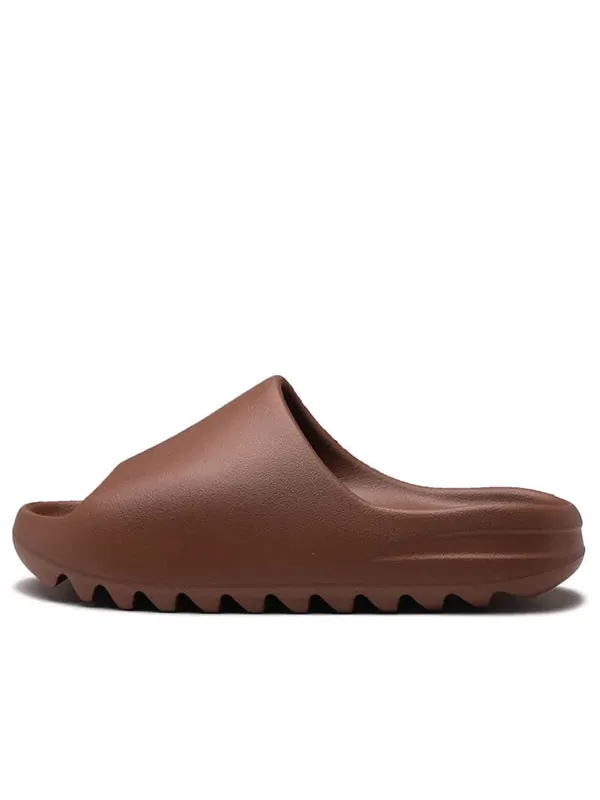 Тапочки yeezy slide 'flax' Adidas — изображение 1 из 4, бежевый