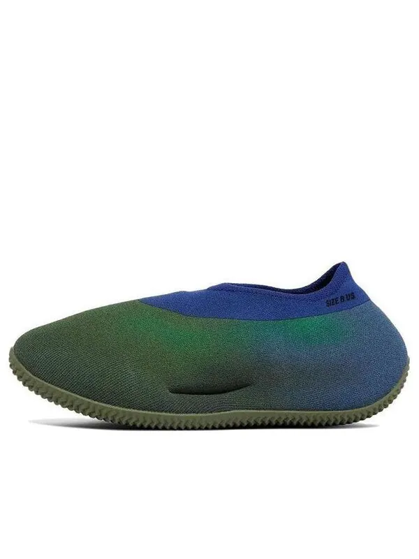 Кроссовки трикотажные беговые Adidas Yeezy — изображение 1 из 4, синий/зеленый