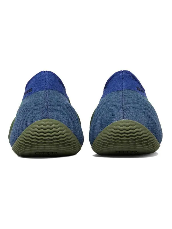 Кроссовки трикотажные беговые Adidas Yeezy — изображение 4 из 4, синий/зеленый