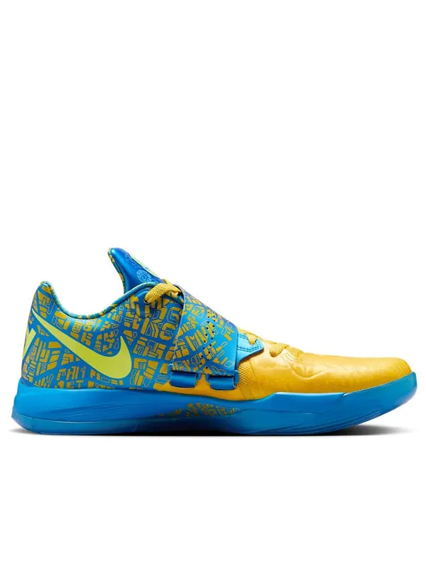 Кроссовки kd 4 Nike — изображение 2 из 4, желтый