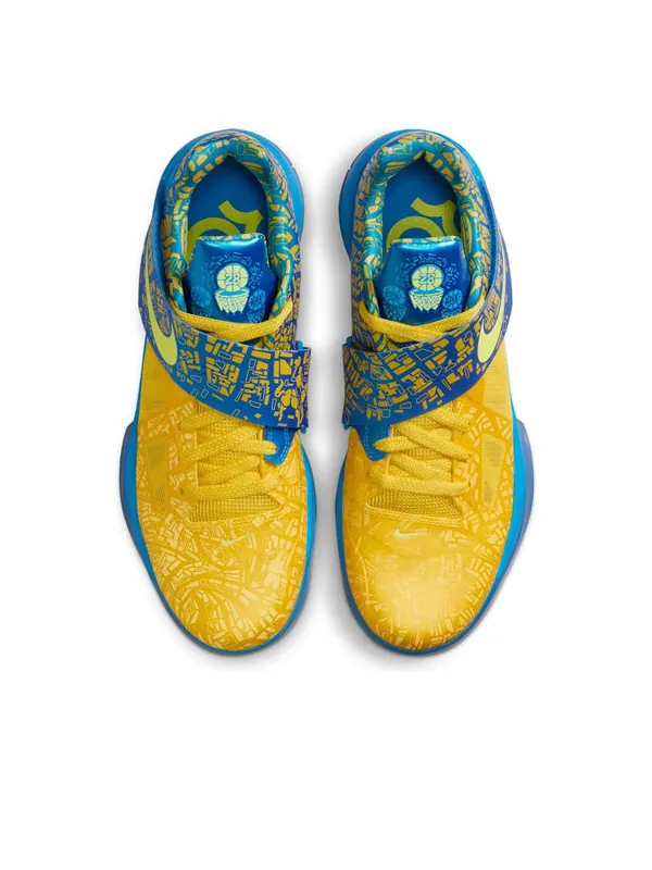 Кроссовки kd 4 Nike — изображение 4 из 4, желтый