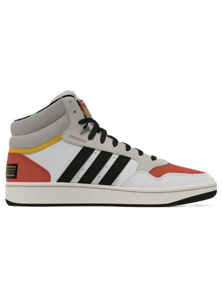 Кроссовки JF x adidas Hoops 3.0 Mid 'White Multicolor' — изображение 2 из 6, белый