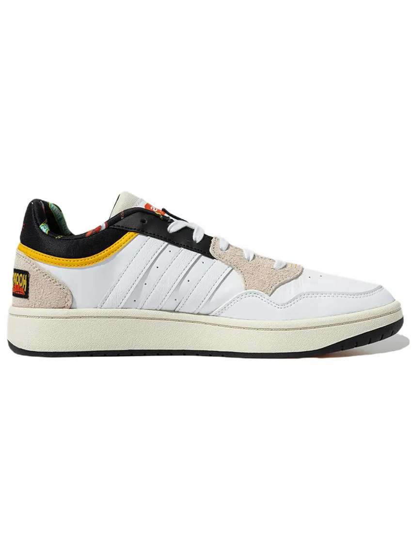 Кроссовки adidas x Sesame Street x JF NEO HOOPS 3.0 'White Black Beige' — изображение 2 из 6, белый