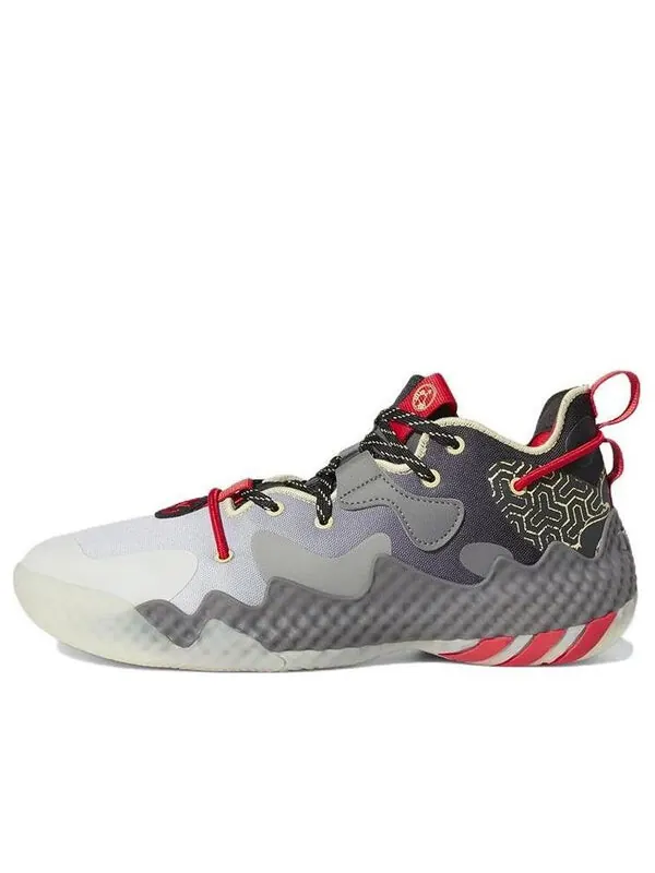Кроссовки Harden Vol. 6 Adidas — изображение 1 из 4, белый/серый/красный