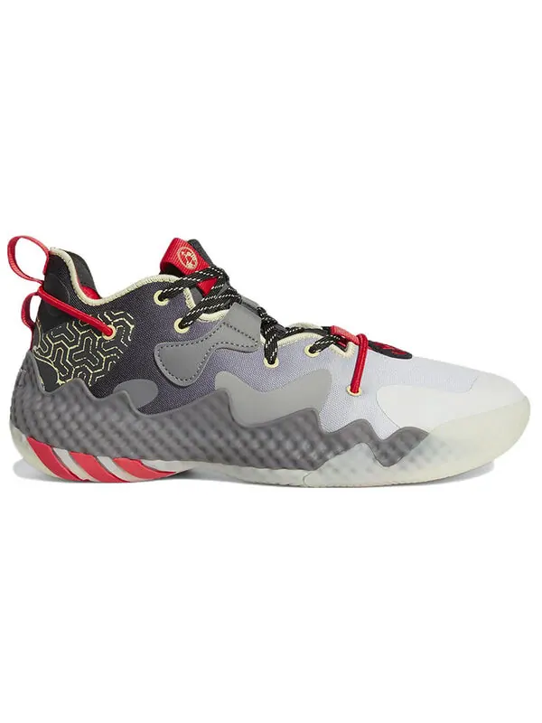 Кроссовки Harden Vol. 6 Adidas — изображение 2 из 4, белый/серый/красный