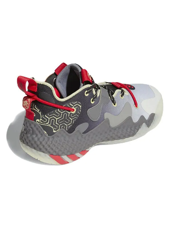 Кроссовки Harden Vol. 6 Adidas — изображение 4 из 4, белый/серый/красный