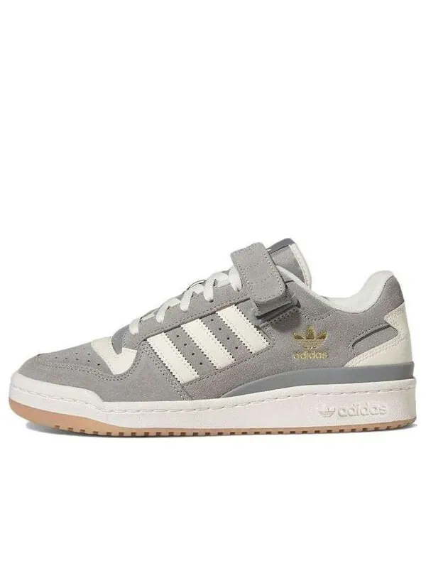Кроссовки originals forum low shoes 'charcoal solid grey / cream white' Adidas — изображение 1 из 4