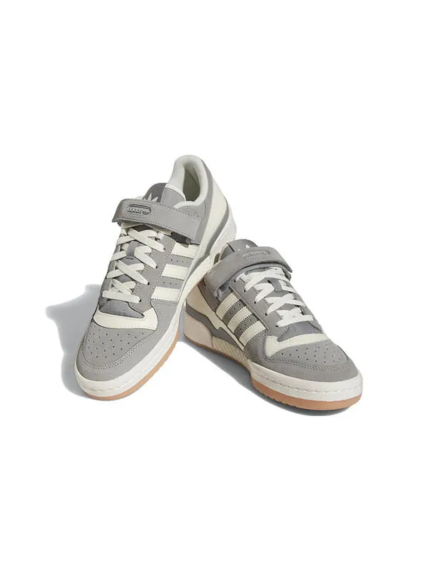 Кроссовки originals forum low shoes 'charcoal solid grey / cream white' Adidas — изображение 3 из 4