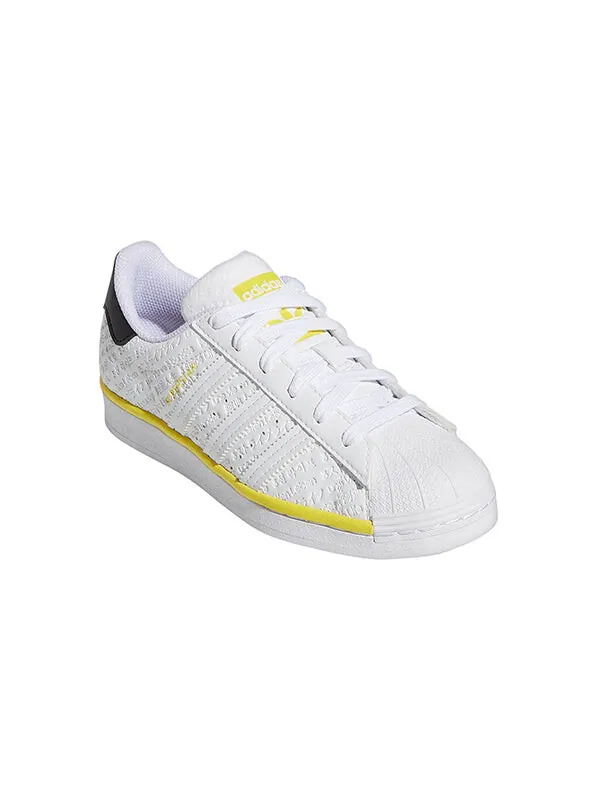 Кроссовки оригиналы суперзвезда Adidas — изображение 3 из 4, белый/желтый