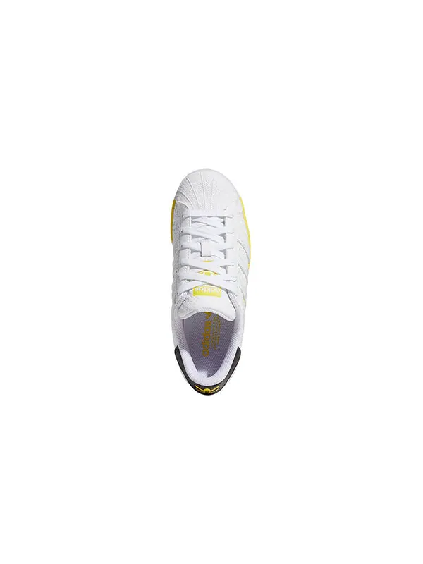 Кроссовки оригиналы суперзвезда Adidas — изображение 4 из 4, белый/желтый