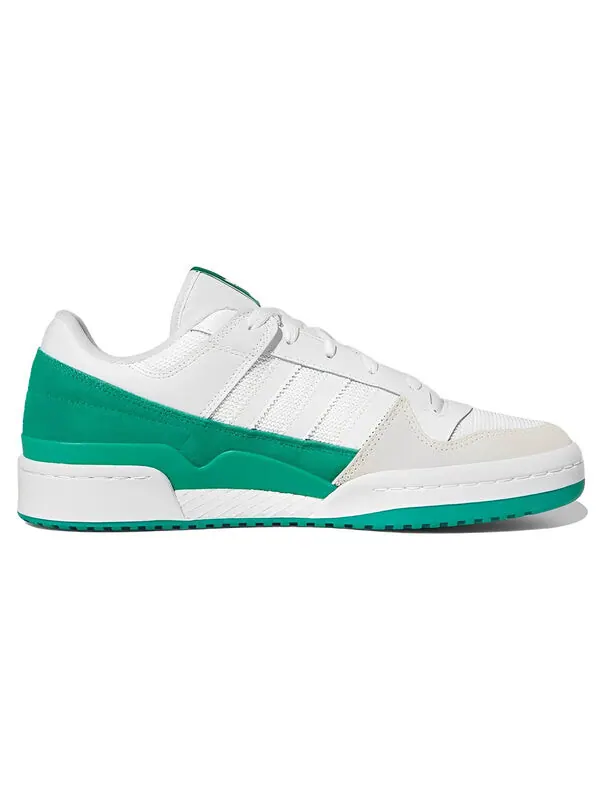 Кроссовки оригиналы форум низкие классические туфли Adidas — изображение 2 из 4, белый/белый/зеленый