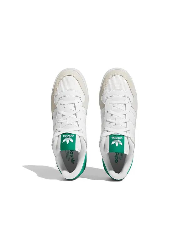Кроссовки оригиналы форум низкие классические туфли Adidas — изображение 4 из 4, белый/белый/зеленый