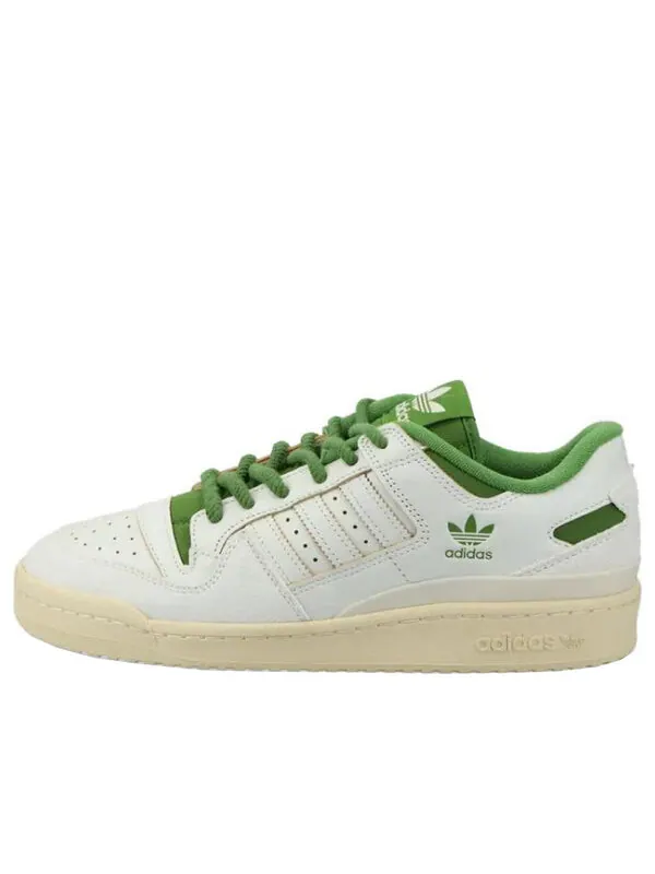 Кроссовки оригиналы форум 84 низкий кл Adidas — изображение 1 из 4, белый/зеленый