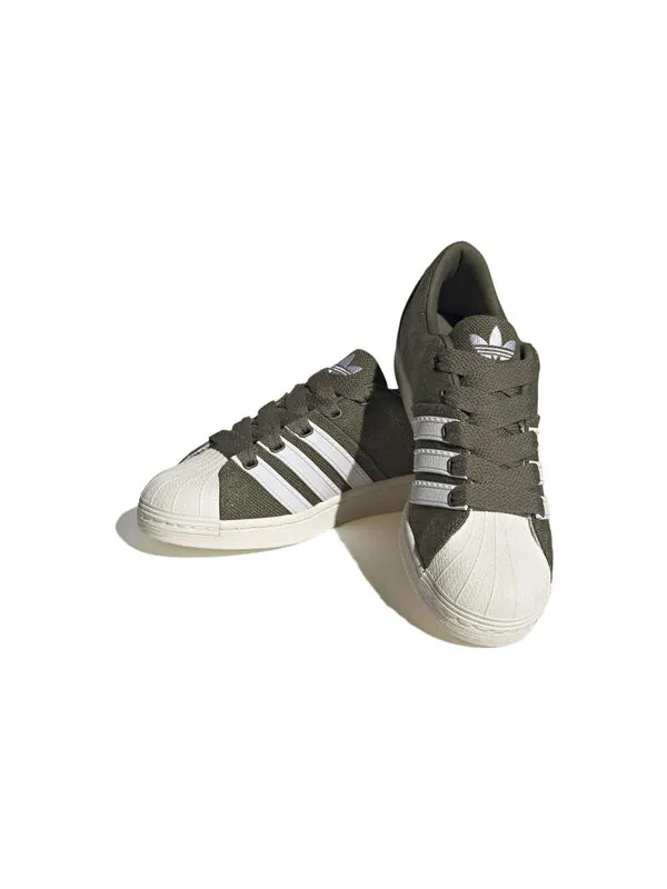 Кроссовки суперзвезда супермодифицированные Adidas — изображение 2 из 4, оливковый/белый/белый