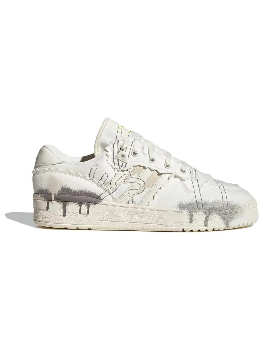 Кроссовки adidas Rivalry Low 'White Grey' — изображение 2 из 5, белый
