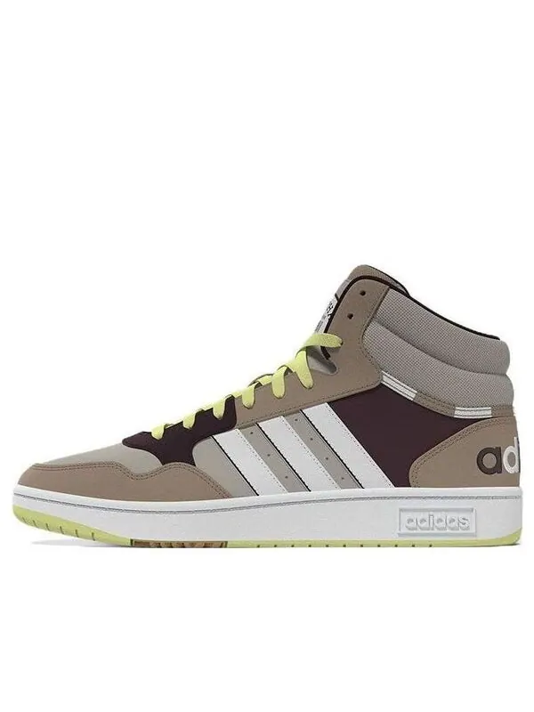Кроссовки neo hoops 3.0 mid Adidas — изображение 1 из 4, коричневый
