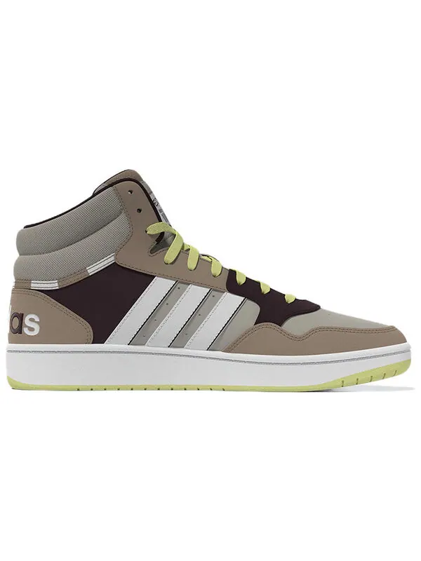 Кроссовки neo hoops 3.0 mid Adidas — изображение 2 из 4, коричневый