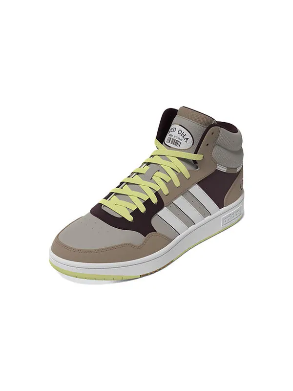 Кроссовки neo hoops 3.0 mid Adidas — изображение 3 из 4, коричневый