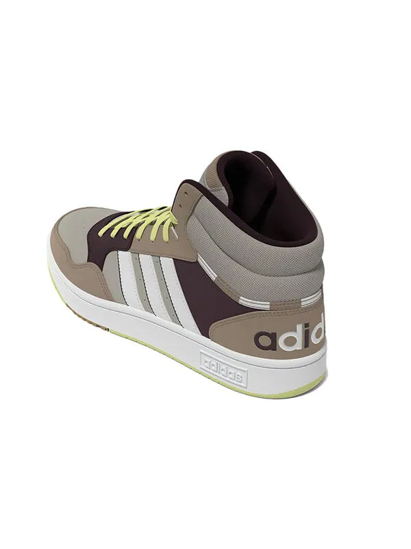 Кроссовки neo hoops 3.0 mid Adidas — изображение 4 из 4, коричневый