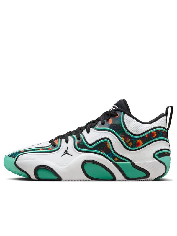 Кроссовки татум 3 пф Air Jordan — изображение 1 из 4, белый/черный/зеленый