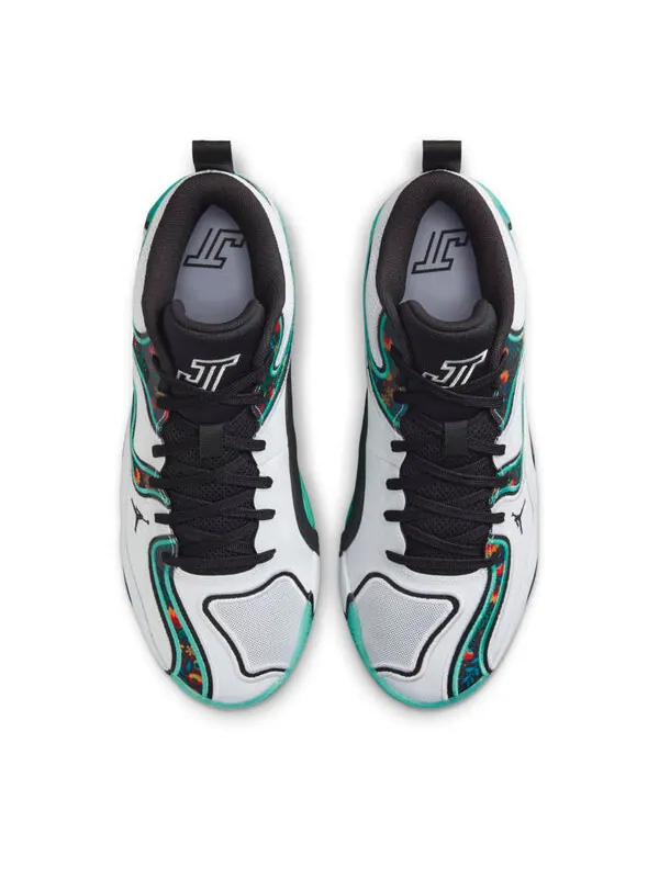 Кроссовки татум 3 пф Air Jordan — изображение 4 из 4, белый/черный/зеленый