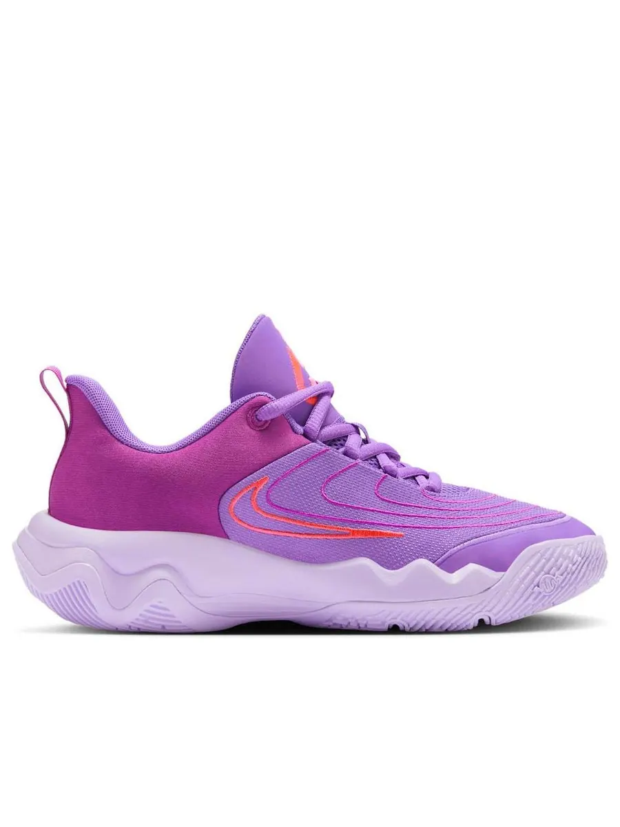 Кроссовки (GS) Nike Giannis Immortality 4 'Black Raspberry' — изображение 2 из 6, фиолетовый