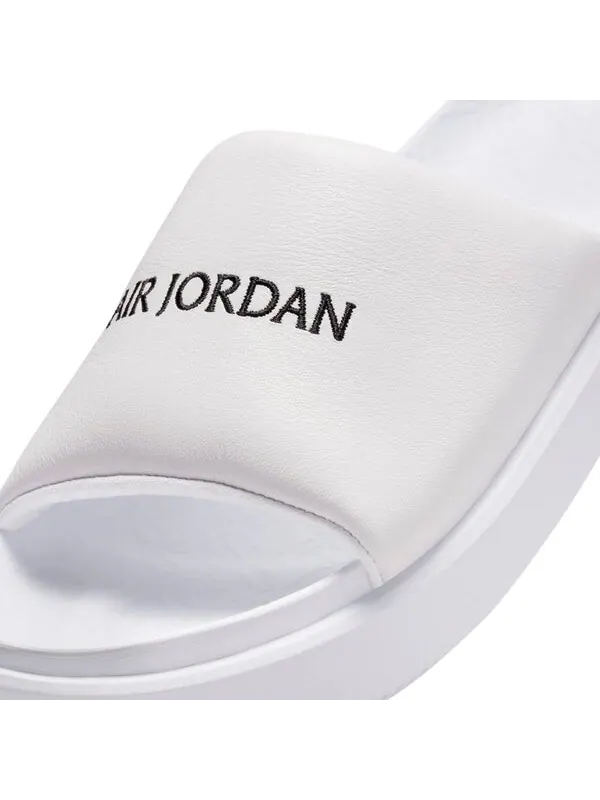 Тапочки София слайд ss Air Jordan — изображение 4 из 4, белый/серый