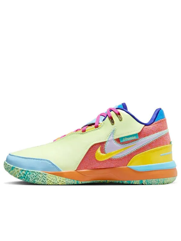 Кроссовки lebron nxxt gen ampd ep Nike — изображение 1 из 3, фиолетовый/синий/розовый