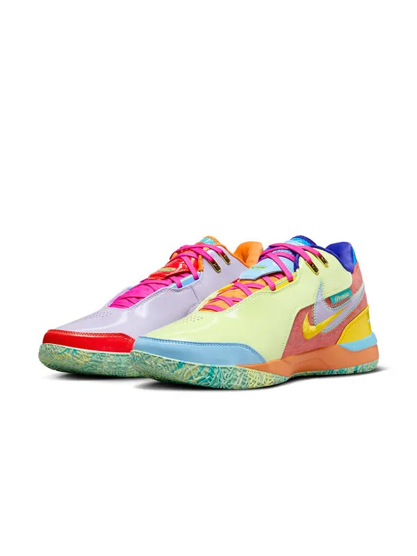 Кроссовки lebron nxxt gen ampd ep Nike — изображение 2 из 3, фиолетовый/синий/розовый
