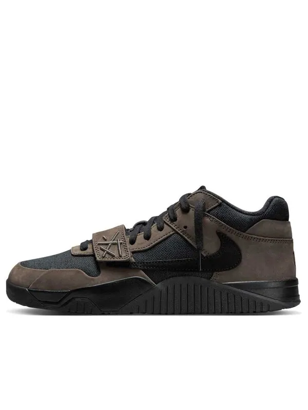 Кроссовки x travis scott jumpman jack tr 'dark mocha' Air Jordan — изображение 1 из 4, темный/черный