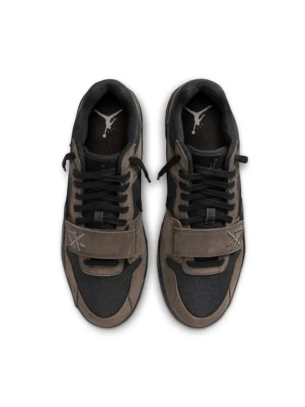 Кроссовки x travis scott jumpman jack tr 'dark mocha' Air Jordan — изображение 4 из 4, темный/черный
