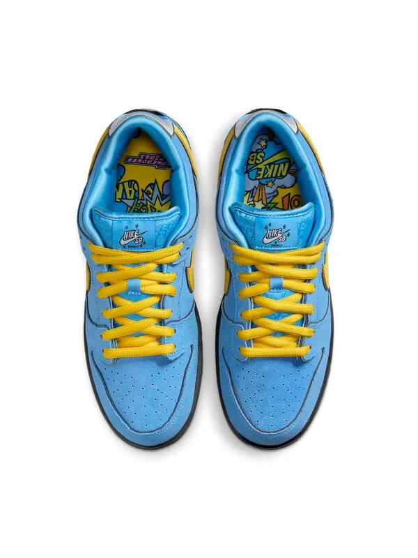 Кроссовки Nike x The Powerpuff Girls SB Dunk Low Prox QS 'Bubbles' — изображение 3 из 4