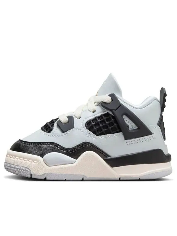 Кроссовки 4 retro 'platinum gold' Air Jordan — изображение 1 из 4, белый/черный