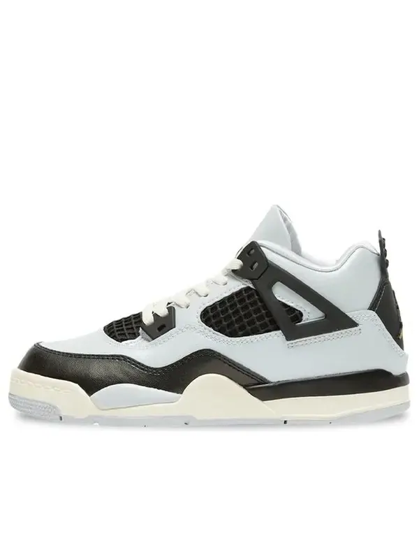 Кроссовки 4 retro 'platinum gold' Air Jordan — изображение 1 из 1, белый/черный