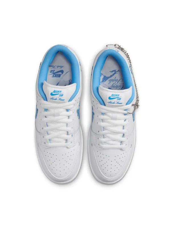 Кроссовки x nicole hause sb dunk low pro 'white university blue' Nike — изображение 4 из 4