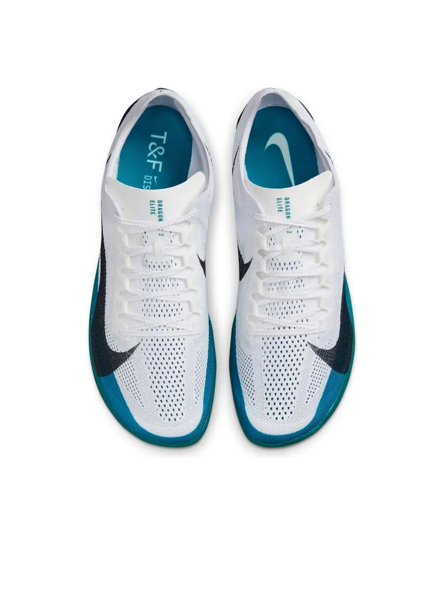 Кроссовки Nike Dragonfly 2 Elite 'White Bright Spruce Vapor Green Black' — изображение 2 из 6, белый