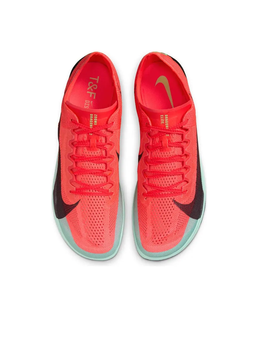 Кроссовки Nike Dragonfly 2 Elite 'Bright Crimson Lime Blast' — изображение 4 из 6, красный