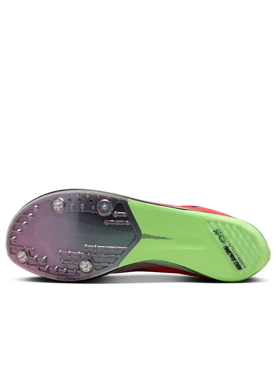 Кроссовки Nike Dragonfly 2 Elite 'Bright Crimson Lime Blast' — изображение 6 из 6, красный