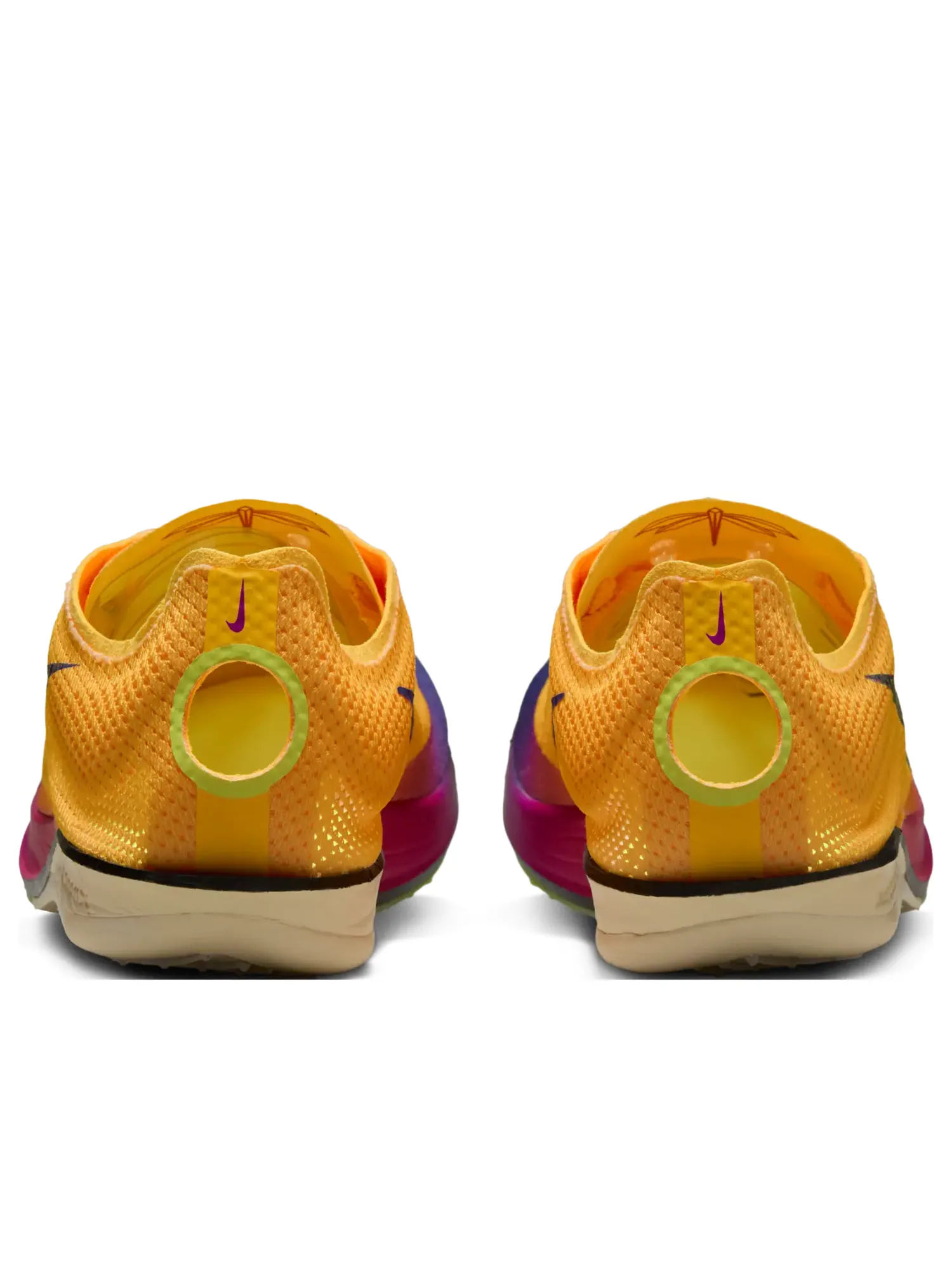 Кроссовки Nike Dragonfly 2 Elite 'Citron Pulse Indigo Burst' — изображение 3 из 6, оранжевый