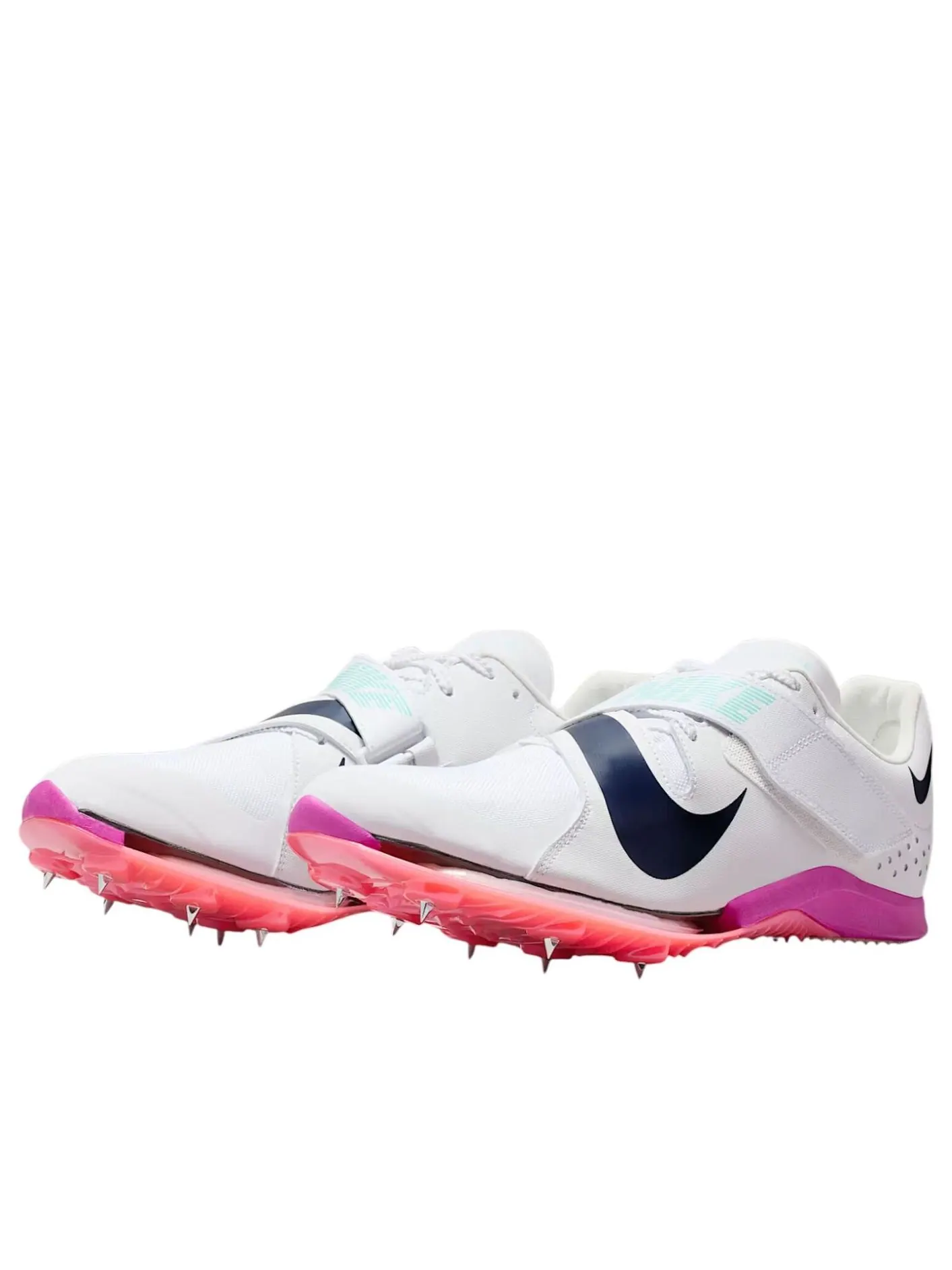 Кроссовки Nike Long Jump Elite 'White Bright Crimson' — изображение 3 из 5, белый