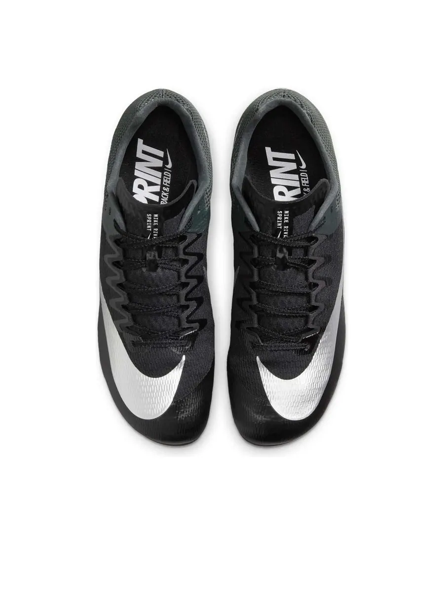 Кроссовки Nike Air Zoom Rival Sprint 'Black Metallic Silver' — изображение 4 из 6, черный
