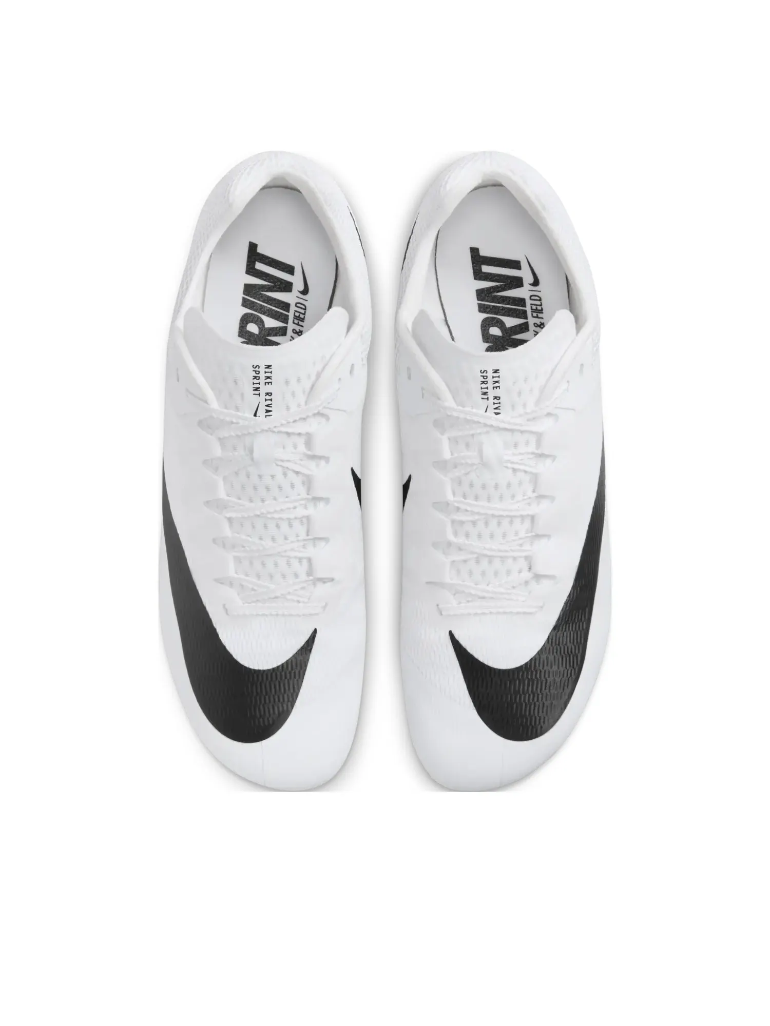 Кроссовки Nike Zoom Rival Sprint 'White Metallic Silver Black' — изображение 2 из 6, белый