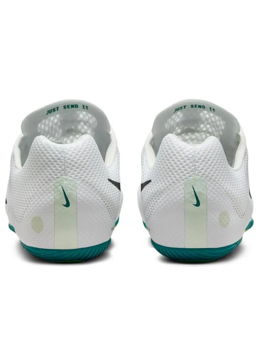 Кроссовки Nike Zoom Rival Sprint 'White Bright Spruce Vapor Green Black' — изображение 5 из 6, белый