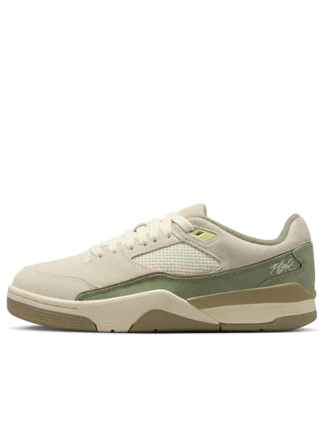 Кроссовки (WMNS) Air Jordan Flight Court 'Medium Khaki Green' — изображение 1 из 6, бежевый