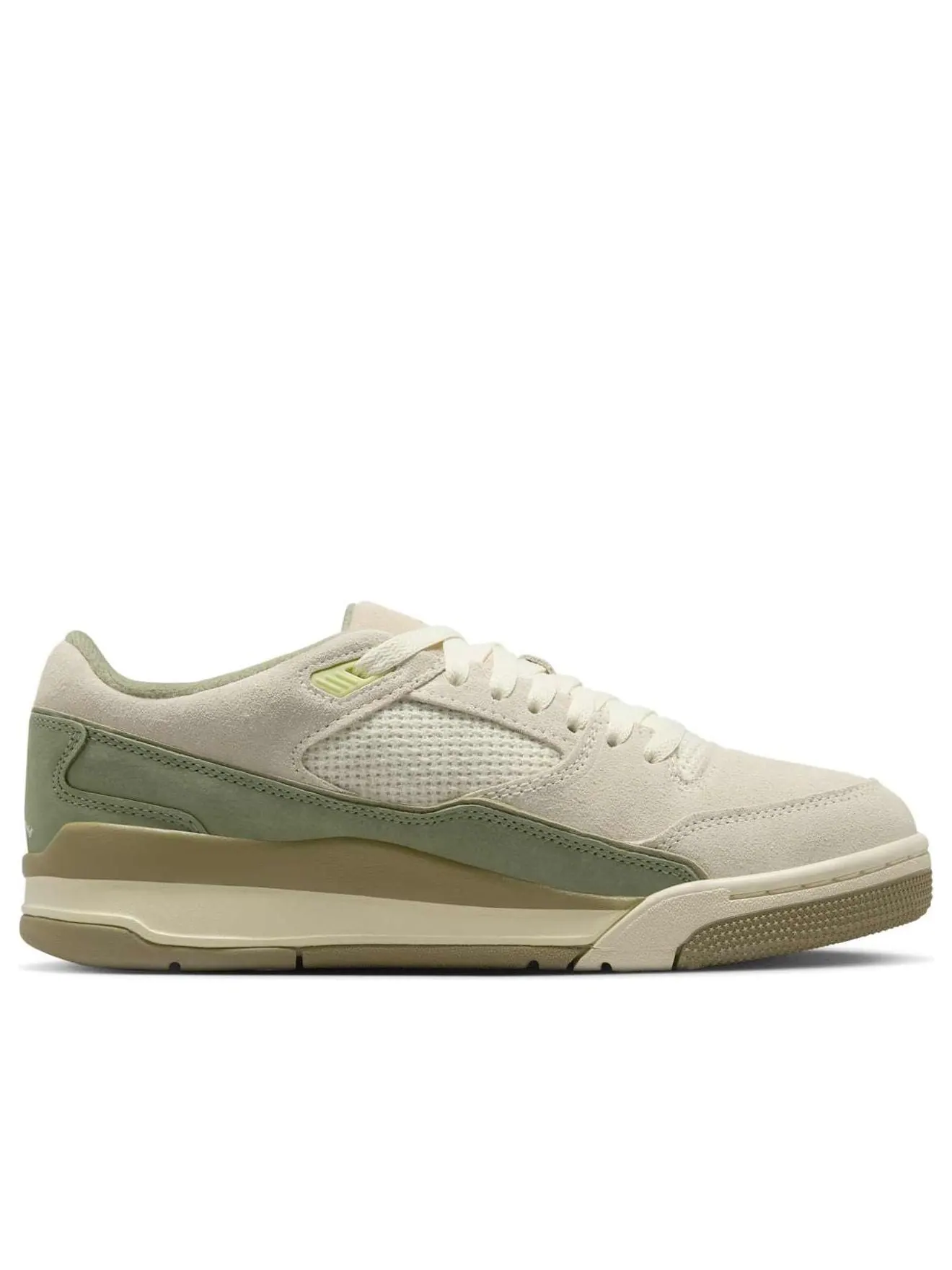 Кроссовки (WMNS) Air Jordan Flight Court 'Medium Khaki Green' — изображение 2 из 6, бежевый