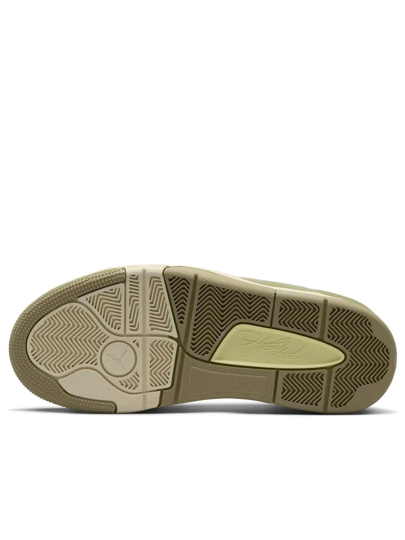 Кроссовки (WMNS) Air Jordan Flight Court 'Medium Khaki Green' — изображение 6 из 6, бежевый