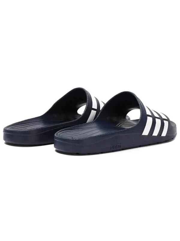 Тапочки duramo слайд Adidas — изображение 3 из 4, синий/темно-синий/белый