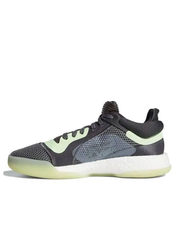 Кроссовки marquee boost low Adidas — изображение 1 из 4, черный/зеленый